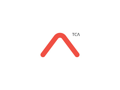 TCA Software Solutions brand branding chevron code design graphic design icon letter a logo minimal rounded simple software solutions symbol vector