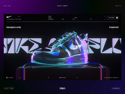 NIKE // CNCPT E-commerce 3d animation blacklead studio e commerce graphic design interface motion motion design motion graphics nike shoes shop shopping smooth transitions ui website