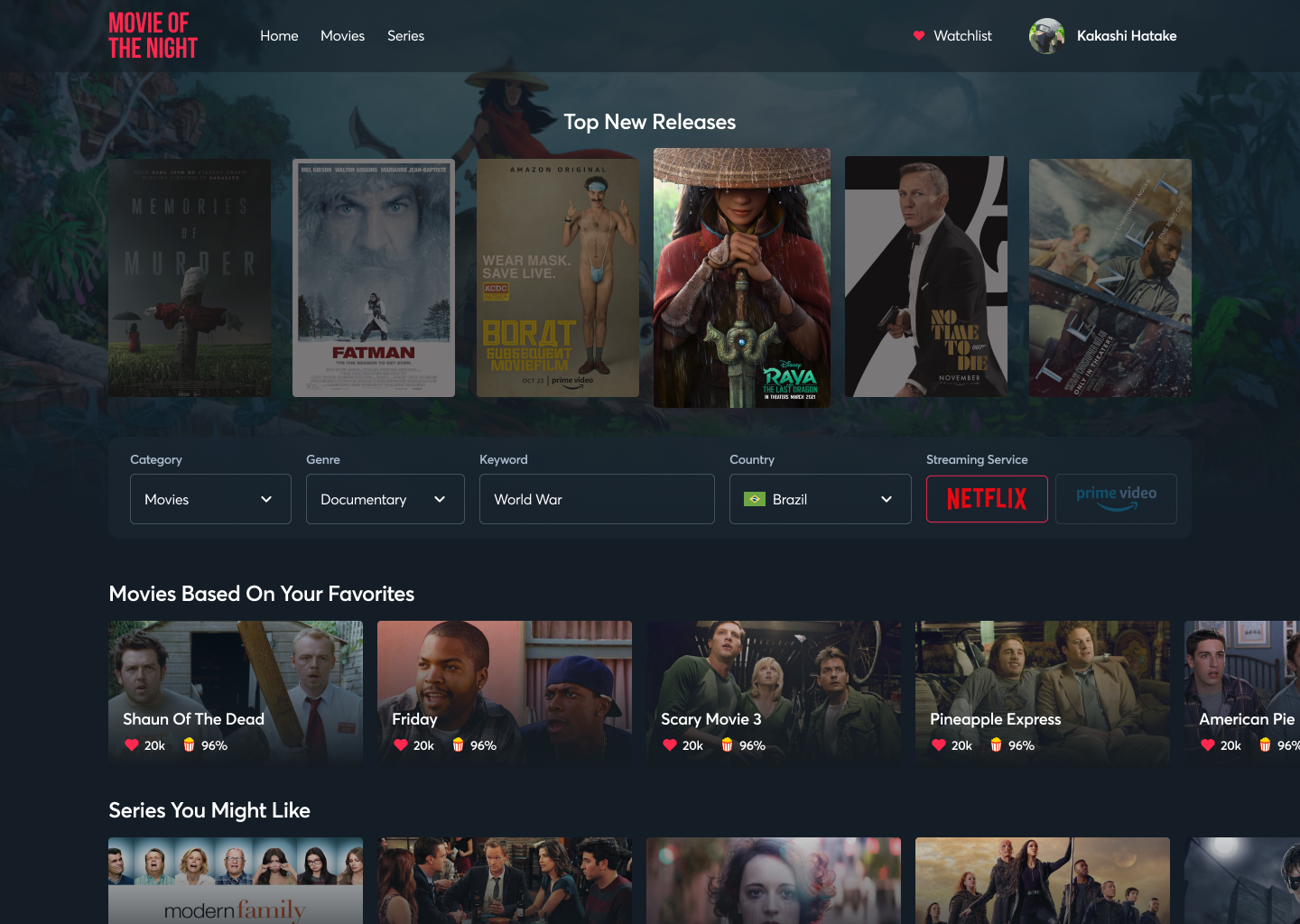 Movie of The Night by Bruno Bach on Dribbble