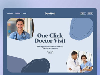 Design for the website of the online doctor's visit branding design graphic design illustration logo product design typography ui ux vector