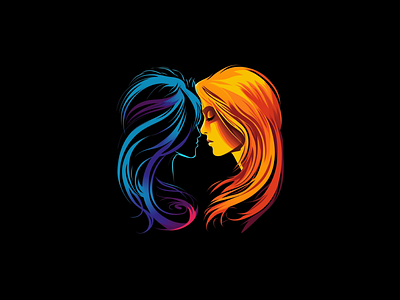 Queer Logo for Lesbian Lounge 40+ ai art art bisexuals branding design gay graphic design illustration illustrator lesbians lgbt lgbtq logo pride pride2023 queer rainbow transgender ui vector
