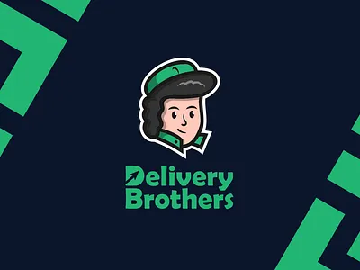 Delivery Brothers app branding design graphic design illustration logo typography ui ux vector