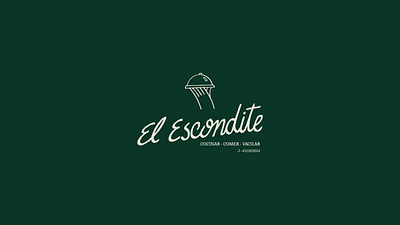 El escondite branding elegant design exquisite menu design high end restaurant illustration logo luxury restaurant restaurant branding