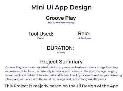 Groove Play construction website homepage design ui website design