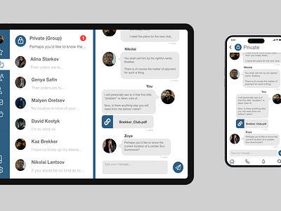 Daily UI - Direct Messaging app branding chat app dailyui design direct messages graphic design grishaverse logo message app messaging shadow and bone ui ux vector