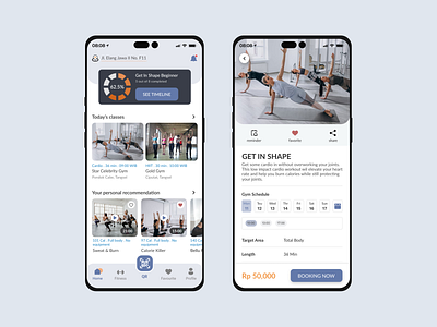 Gym App app design app ui design booking app fitness app gym app homepage homepage ui design illustration mobile app scheduling app scheduling app ui design service app service detail page sport app ui design ux design workout app workout app design yoga app