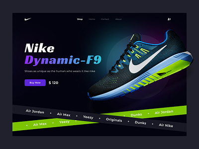 Nike sneaker shoe landing page, footwear, Shopify, Adidas adidas air jordan airmax ecommerce footwear homepage kicks nike shoe nike shoes shoe landing page shoe store shoe website shoes page shoes store landing page shopify sneaker landing page sneakers ui design website design web design