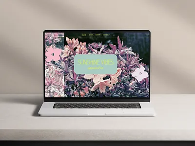 Sunshine Vibes Apparel Website Concept apparel website boho website branding bright website conscious design conscious logo conscious website design elevated website graphic design hippie website holistic website website design wellness website yogi website