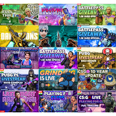 Thumbnails for youtubers after effects graphic design photoshop social media streamer streamer humbnails thumbnail valorant valorant thumbnail valorant thumbnail design youtube thumbnail design youtube thumbnails
