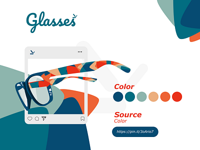 Glasses branding design graphic design illustration logo ui vector