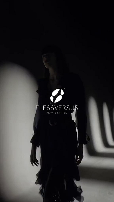 "FLESSVERSUS" Fashion Brand Design (Logo For Sale ) brand branding business clothing creative design fashion graphicdesign identity lettermark logo logoideas milimalist model modern project tm tredmark typography uniqlogo