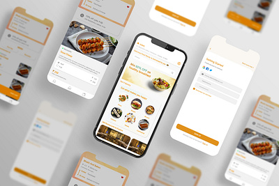 Food Delivery App | UIUX Design app branding design fooddeliveryapp graphic design illustration mobileapp ui uiux ux