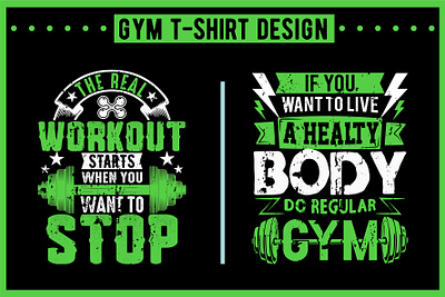 Gym T-Shirt Design design graphic design gym gym t shirt design illustration t shirt trainar typography