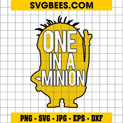 One In A Minion SVG one in a minion svg svgbees