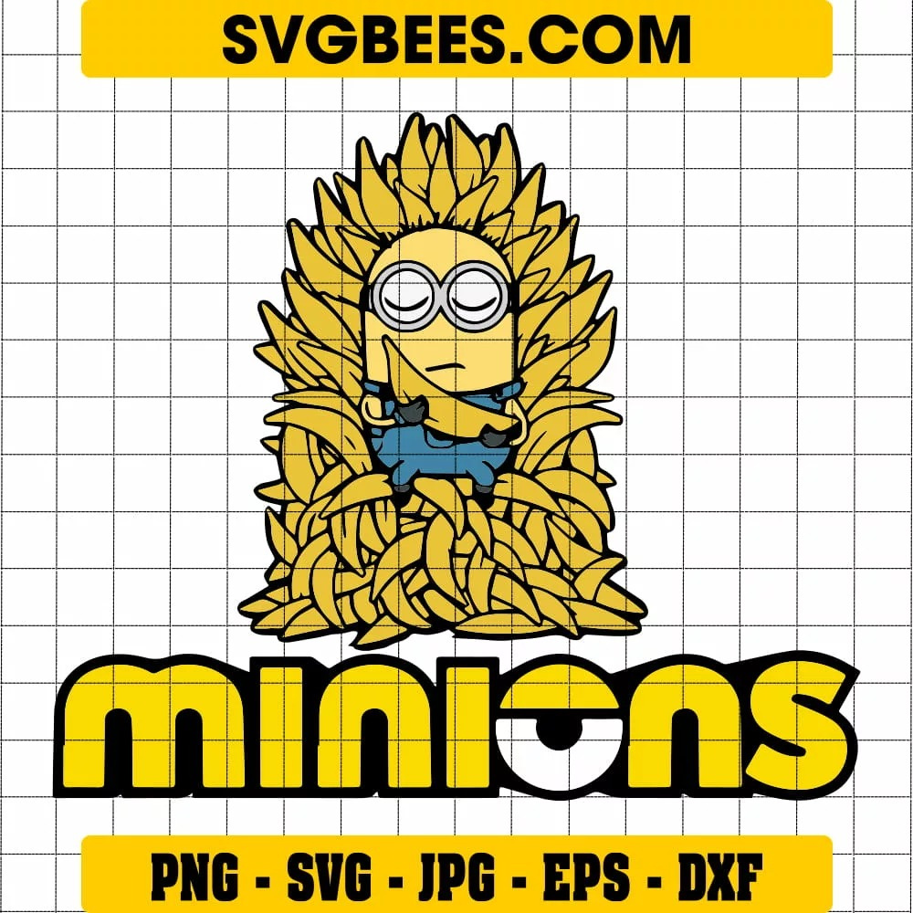 Minion Banana SVG by SVGbees: SVG Files for Cricut - Get Premium SVGs ...