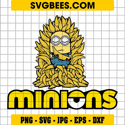 Minion Banana SVG minion banana svg svgbees