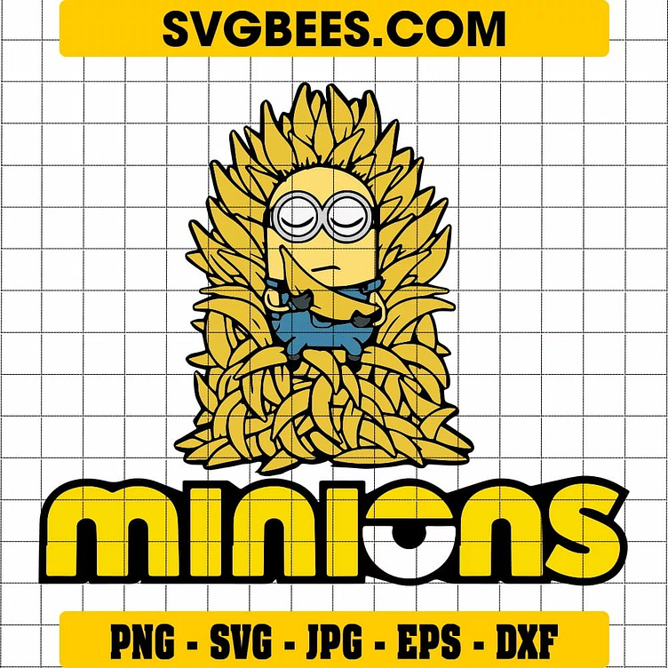 Minion Banana SVG by SVGbees: SVG Files for Cricut - Get Premium SVGs ...