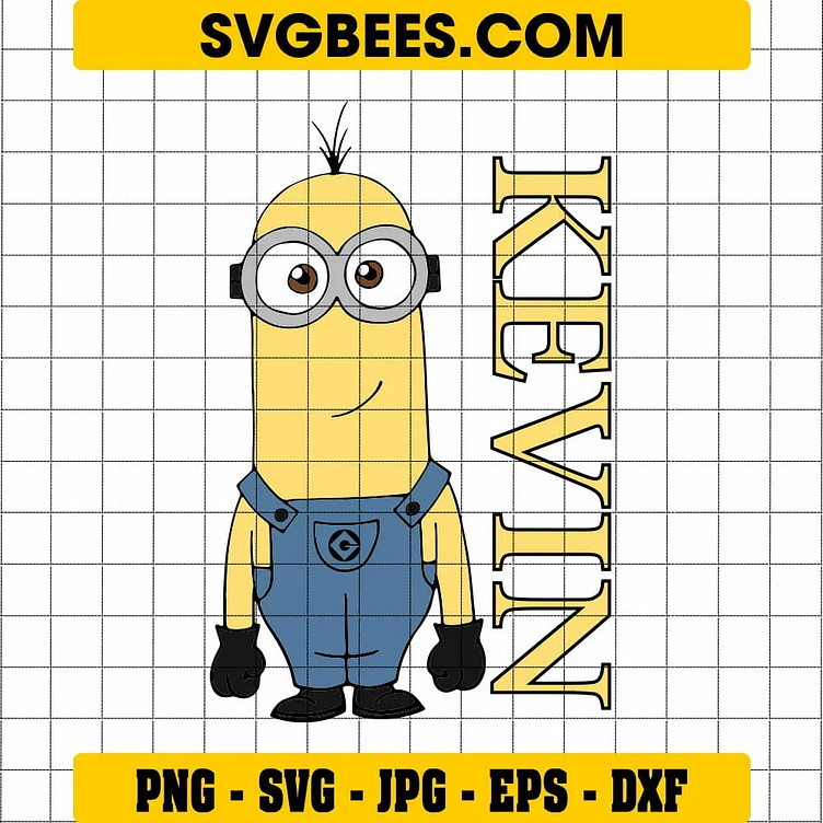 Kevin Minion SVG by SVGbees: SVG Files for Cricut - Get Premium SVGs on ...