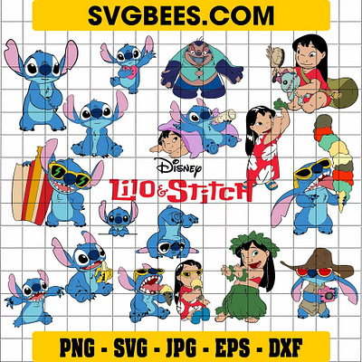 Lilo and Stitch SVG lilo and stitch svg svgbees