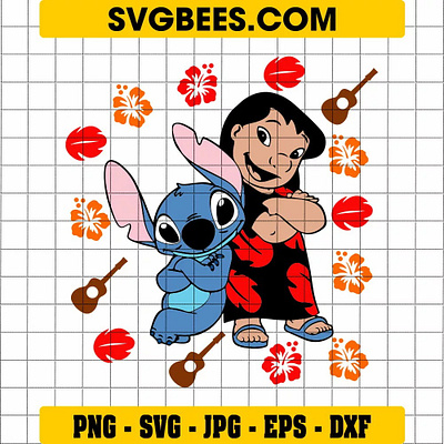 Lilo and Stitch Leaf SVG lilo and stitch leaf svg svgbees