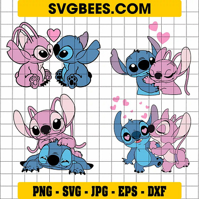 Angel Lilo and Stitch SVG angel lilo and stitch svg svgbees