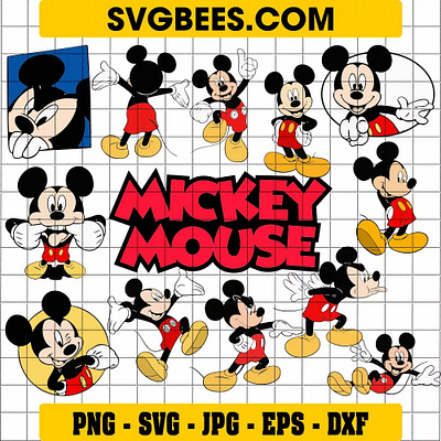 Mickey Mouse SVG mickey mouse svg svgbees