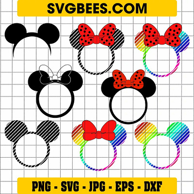 Mickey Mouse Ears SVG mickey mouse ears svg svgbees