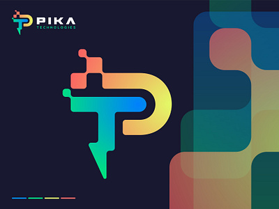 Pika Technologies branding graphic design logo pika tech technologies