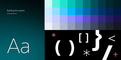 Oracle for Developers - Core visual elements branding coding developers gradientes graphic design symbols visuals