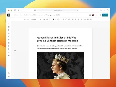 Text paraphrasing | AI for newsrooms ai ai concept design media newsroom ui ux