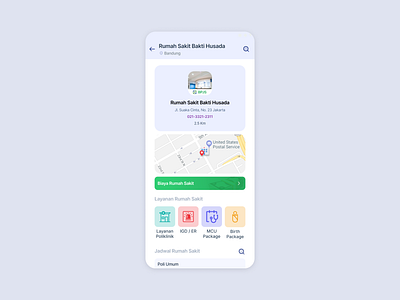 Hospital Detail Mobile Design app design healthcare hospital hospital details mobile app mock up ui uidesign uiux ux