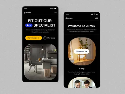 Jumex - Interior & Architecture Website Mobile Responsive 3d app app design architecture architecture app company design interior interior architecture interior design minimalist responsive responsive design ui ui design user interface design ux design web web design website design