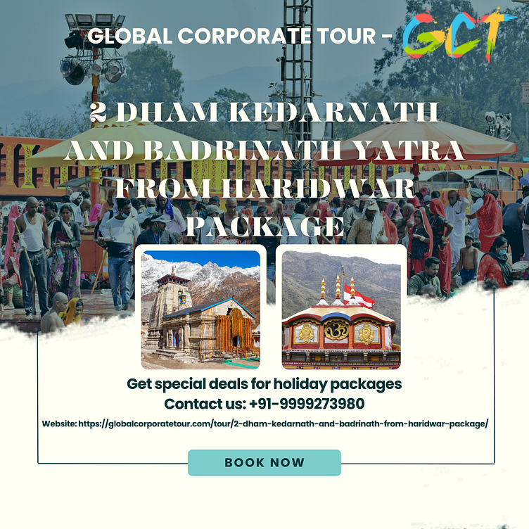 2 Dham Kedarnath and Badrinath Yatra from Haridwar Package by suman ...