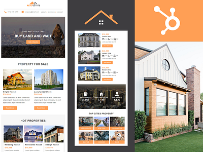 Real Estate Pro – HubSpot Email Newsletter Template email hubspot real estate template