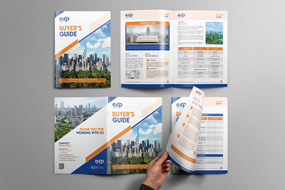 Real Estate Buyer's Guide Line Brochure Design brochure business business brochure company profile design graphic design guidline real estate real estate brochure