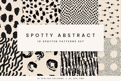 Spotty Abstract Patterns abstract abstract shapes abstraction dots dots pattern graphic design hand draw minimal minimal pattern patterns print design seamless pattern spotted spotty spotty pattern textile design