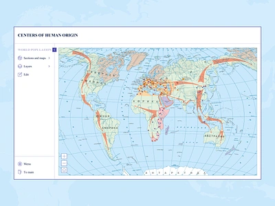 Education web app for learning geoghaphy app book design education geography history homepage illustration knowledge lesson map minimal school science study ui university ux vector web