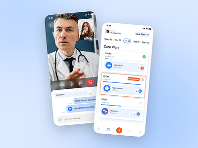 Telemedicine app design graphic design telemedicine the medicine ui ux