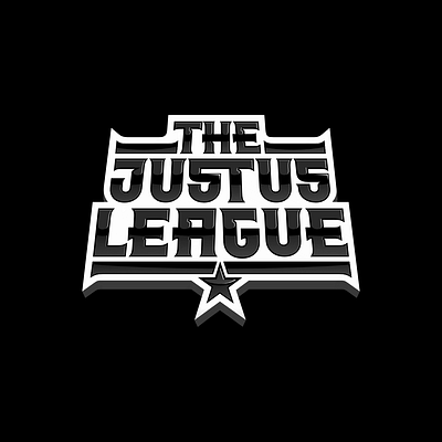 Justus League Logotype bold branding dance design graphic design hero league logo logotipo logotype magic music star super type typography vector