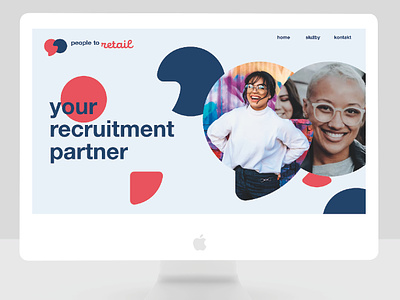People to retail – web platform art direction branding illustration logo marketing visuals ui webdesign