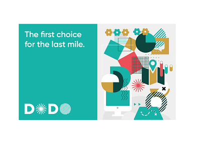 Dodo – Delivery Service Branding art direction branding graphic design illustration logo