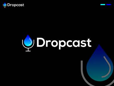 Drop cast modern 3d logo design| podcast service 3d logo branding business logo custom logo design dropcast graphic design iconograpohy logo logo design logo designer logo folio logo maker podcast service podcasting professional logo unique logo vector waterdrop