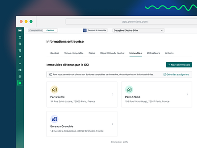 Seamless accounting management: simplified interface using cards cards dashboard interface ui ux