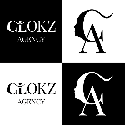 Logotype Design for a Modeling Agency branding design graphic design illustration illustrator logo logotype vector vectors