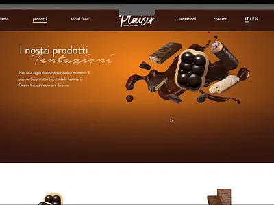 Plaisir product families page animation branding colorful figma illustration interaction pastry prototype ui ux