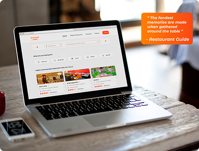 Restaurant Guide website concept figma restaurant guide website concept ui user interface website