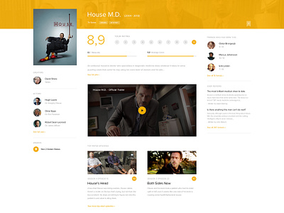 IMDB Concept brand design digital imdb ui ux website