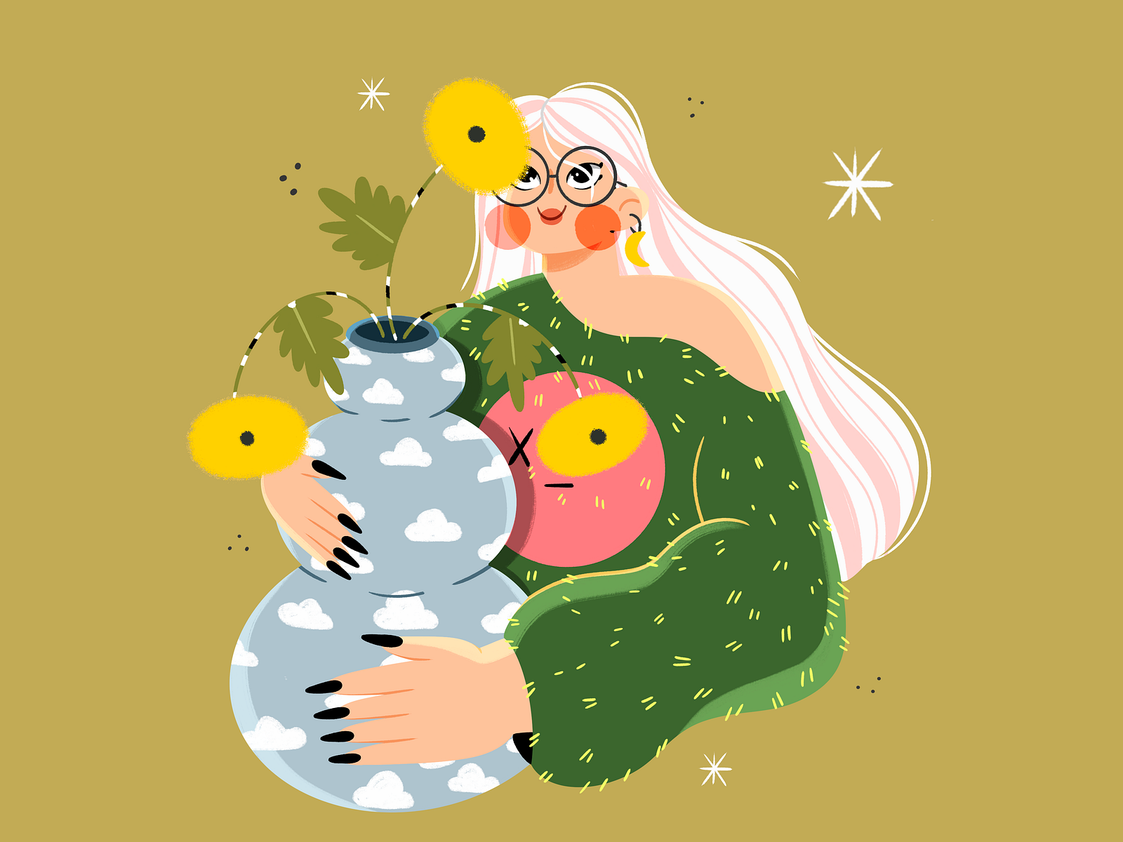 pink-hair-by-evelina-mitev-eveline-on-dribbble