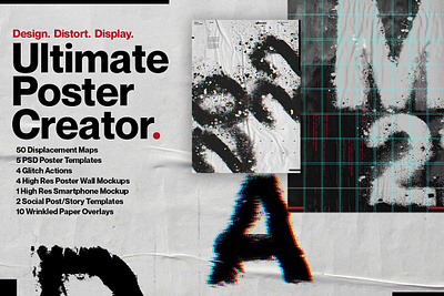 Ultimate Distortion Poster Creator action design download effect effects free free download graphic design logo texture textures