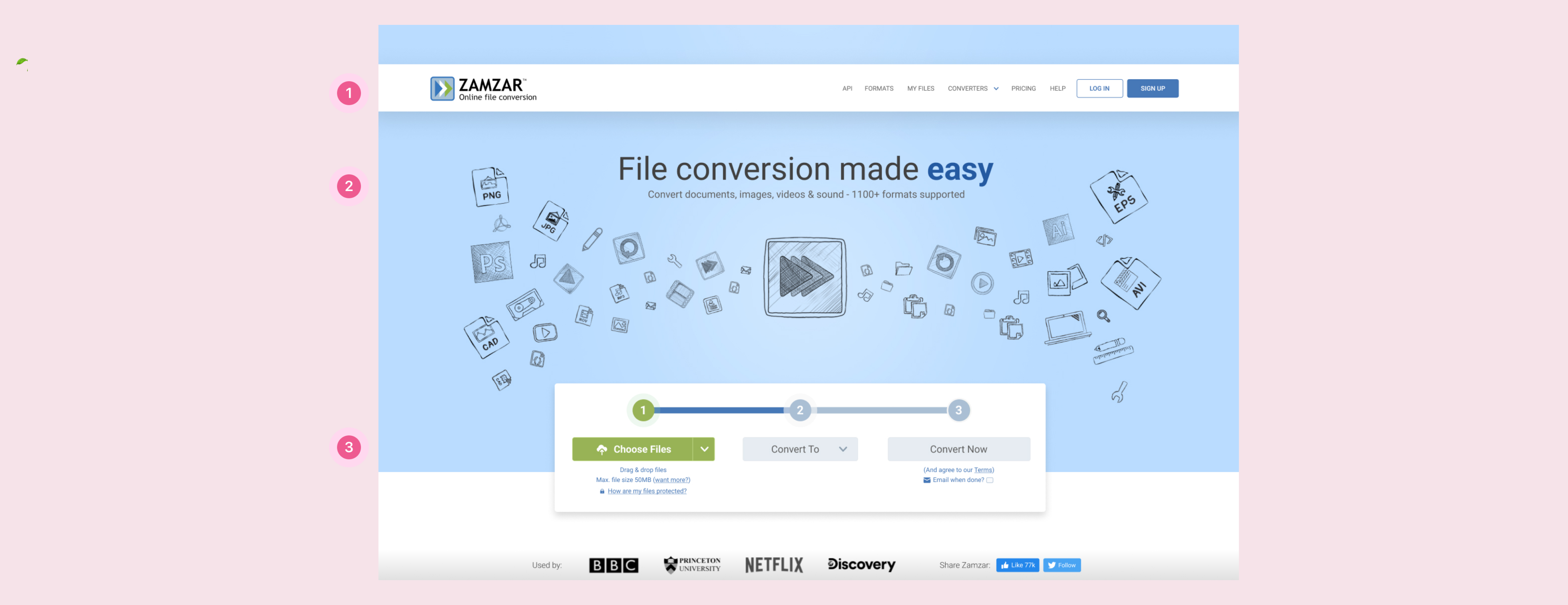 UI Redesign Zamzar Landing Page by Mich Alvior on Dribbble